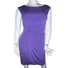 Dressbarn Dresses | Dressbarn Purple Wrap Sheath Dress | Color: Purple | Size: 16