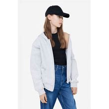 Girls - Gray Oversized Hooded Jacket - Size: 16/18 (12-14Y) - H&M