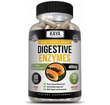 Digestive Enzymes W/ Prebiotic & Probiotics, Gas, Constipation & Bloating Relief 60 Capsules