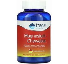 Trace Minerals ® , Magnesium Chewable, Raspberry Lemon 120 Chewable Wafers Size 12