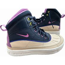 NEW Nike Woodside 2 High GS 524872-100 Sz 4.5Y Girls Boots. Nike. Purple. Unisex Kids' Shoes.