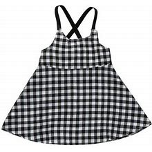 Youmylove Two Piece Girls Outfits Toddler Girls Princess Plaid Strap Dress Kids Baby Sleeveless Dresses Outfits