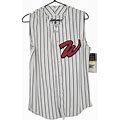 Wilson Shirts & Tops | Wilson Youth Sz L Sleeveless Baseball Jersey Black White Striped New | Color: White | Size: Lb