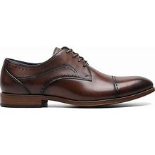 Men's Stacy Adams Bryant Dress Oxfords | Brown | Size 12 | Leather