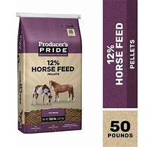 Producer's Pride 12% Horse Feed Pellets, 50 Lb.