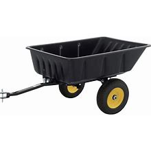 Polar 10-Cu Ft Poly Dump Cart With 800 Lb Weight Capacity, Metal Wheels, And 5-Year Warranty | 109893
