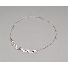 Vintage Sterling Silver Necklace. Length 40.5 cm / 15.9 Inch.