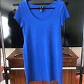 H&M Dresses | H&M Semi Fitted Tee Shirt Dress | Color: Blue | Size: L