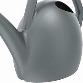 Bloem Rhino Watering Can: 2 Gallon Capacity - Charcoal - 100% Recycled Plastic Can, Easy Water Spout, One Piece Construction - Grey