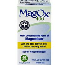 Magox 400 Mg Magnesium Dietary Supplement Tablets - 60 Ea