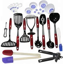 Chef Craft Select Kitchen Tool/Utensil And Gadget Set, 23 Piece Set, Red
