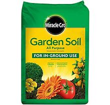 Miracle-Gro Garden Soil All Purpose: 1 Cu. Ft., For In-Ground Use, Feeds For 3 Months, Amends Vegetable, Flower And Plant Beds
