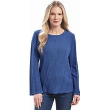 Angled Cable Sweater In Blue Size 1X By Northstyle Catalog