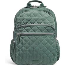 Vera Bradley Performance Twill Collection Iconic XL Campus School Backpack, Womens, Olive Leaf