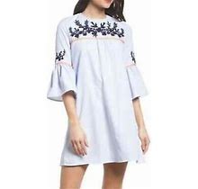 Thml Embroidered Babydoll Bell Sleeve Dress 152333 - S