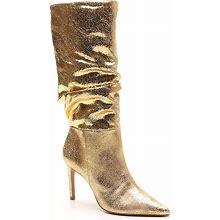 Bcbgmaxazria Toni Boot | Women's | Gold Metallic | Size 6 | Boots | Slouch