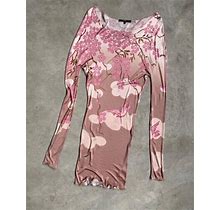 Gucci Tom Ford Sakura Flower Blossom Pink Dress Ss 2003 Spring