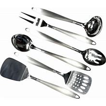 Chef Craft Select Kitchen Tool And Utensil Set, 6 Piece Set, Stainless Steel