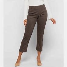 Liverpool Jeans Company Pants & Jumpsuits | Liverpool Herringbone Slim Straight Ankle Pant | Color: Brown/Tan | Size: 14