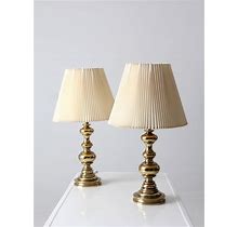 Pair Vintage Stiffel Brass Table Lamps