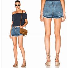 Rag & Bone Shorts | Distressed Jean Shorts Rag & Bone Cut Off Short Tully Wash Jean Shorts | Color: Blue | Size: 27