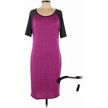 Lularoe Casual Dress: Purple Dresses - Women's Size Large