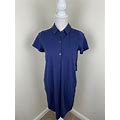 J. Jill Dresses | J Jill Blue Short Sleeve Button Front Dress Size Xs Petite | Color: Blue | Size: Xs