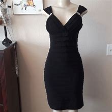 Scarlett Nite Dresses | Black Short Dinner Dress | Color: Black | Size: 4