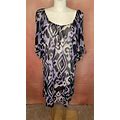 Lane Bryant Ruched Sleeve Lace Lace Tunic Top Dress Multicolor Plus