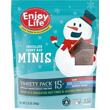 Enjoy Life Winter Chocolate Minis Variety Pack - 15 Bars