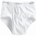Blair Hanes® Men's Briefs (Pack Of 7) - White - M