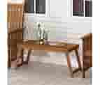Wayfair Ayca Folding Wooden Outdoor Coffee Table Wood In Brown | 16.99 H X 17.7 W X 41 D In 97A2deeb0cebfc39459fba629a50b800