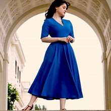 The Pretty Dress Company Dresses | Nwot The Pretty Dress Company Myla In Cobalt Uk 8/Us 4 | Color: Blue | Size: 4