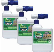 Green Gobbler Mold & Mildew Stain Remover | Outdoor Cleaner Hose End Sprayer | Removes Tough Stains Caused By Algae, Mold & Mildew | Safe For Siding