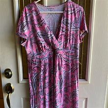 Croft & Barrow Dresses | Flattering A-Line Dress | Color: Pink | Size: L
