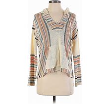 Rip Curl Pullover Sweater: Ivory Print Tops - Women's Size X-Small
