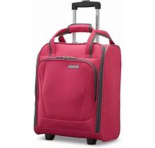 American Tourister Burst Max Quatro Softside Spinner Luggage, Med Pink, 25 INCH