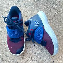 Nike Shoes | Men's Nike Kyrie Irving Flytrap 3 Iii Obsidian Blue Gym Red Sz 11C | Color: Blue/White | Size: 11G