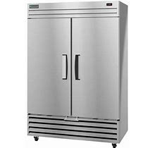 "Hoshizaki EF2A-FS Economy Series 54 3/8"" 2 Section Reach In Freezer, (2) Solid Doors, 115V, Stainless Steel"