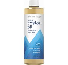 Home Health Original Castor Oil - 16 Fl Oz - Promotes Healthy Hair & Skin, Natural Skin Moisturizer - Pure, Cold Pressed, Non-GMO, Hexane-Free, Solve