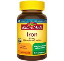 Nature Made Iron 65 Mg Tablets 180 Ea