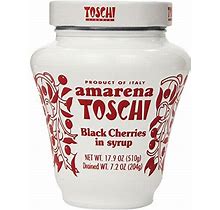 Amarena Toschi Italian Black Cherries In Syrup 179 Oz, 1.11 Pound (Pack Of 1)