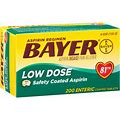 Bayer Low Dose Safety Coated Aspirin 81Mg Tablet 200Ct (1-3 Unit)