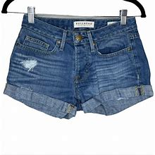 Bullhead Shorts | Bullhead Denim Girlfriend Distressed Jean Shorts | Color: Blue | Size: 24