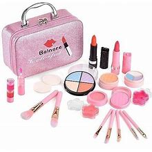 Balnore 21 Pcs Kids Makeup Kit For Girl, Washable Makeup Toy Set, Safe & Non-...