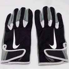 Nike Quarterback Football Gloves Mens 3XL Black/Wolf Grey/White