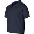 Clothing Shop Online Gildan - Dryblend Youth Jersey Polo - 8800B - Navy - Size: L