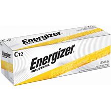 Energizer, EVEEN93CT, Industrial Alkaline C Batteries, 72 / Carton