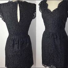 Joie Dresses | Joie Black Lace Sheath Dress | Color: Black | Size: Xs