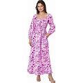 Lakira 3/4 Sleeve Cotton (Mulberry Wild Ride) Womens Dress